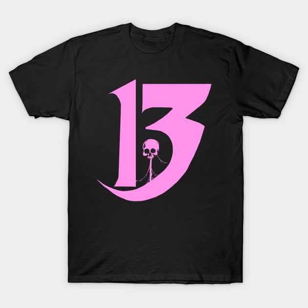 13 (pink version) T-Shirt by wildsidecomix